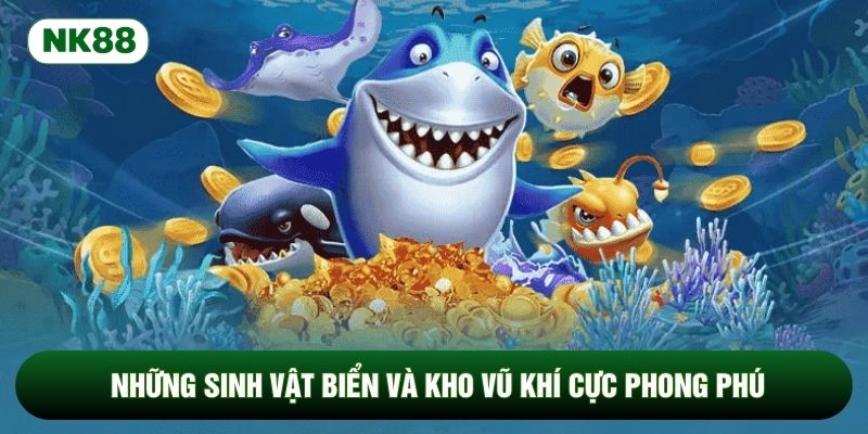 Những sinh vật biển và kho vũ khí cực phong phú